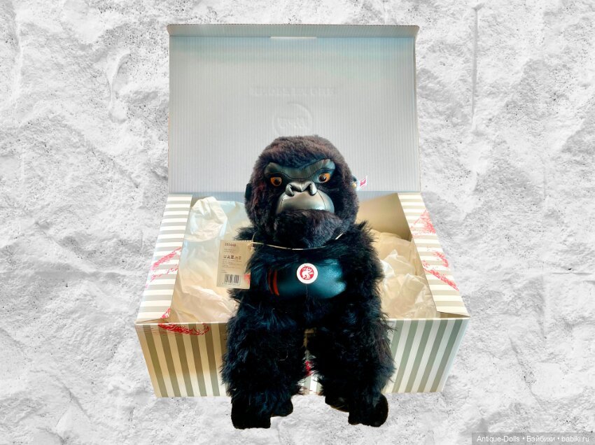 Коллекционная мягкая игрушка Steiff King Kong №59/750, 2019, 42 см