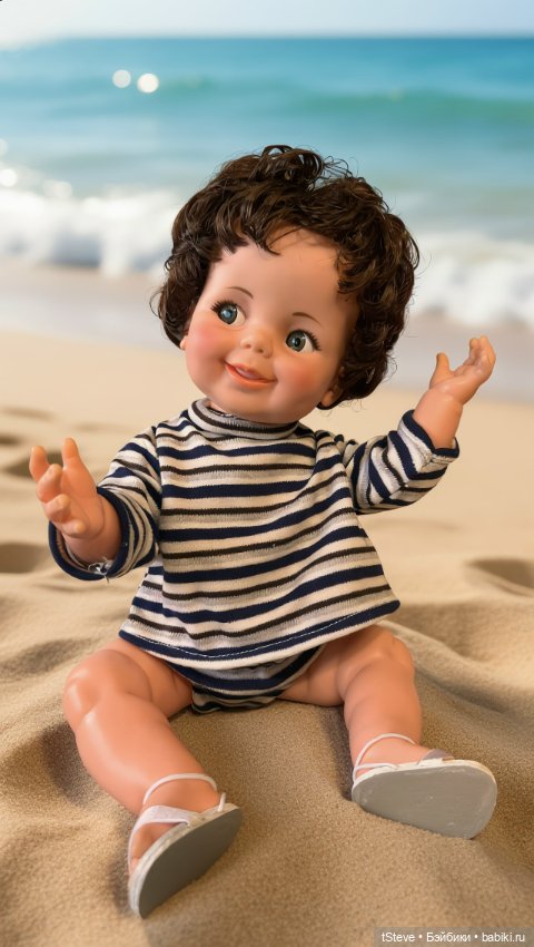 Ideal toy Giggles baby 1968г💜