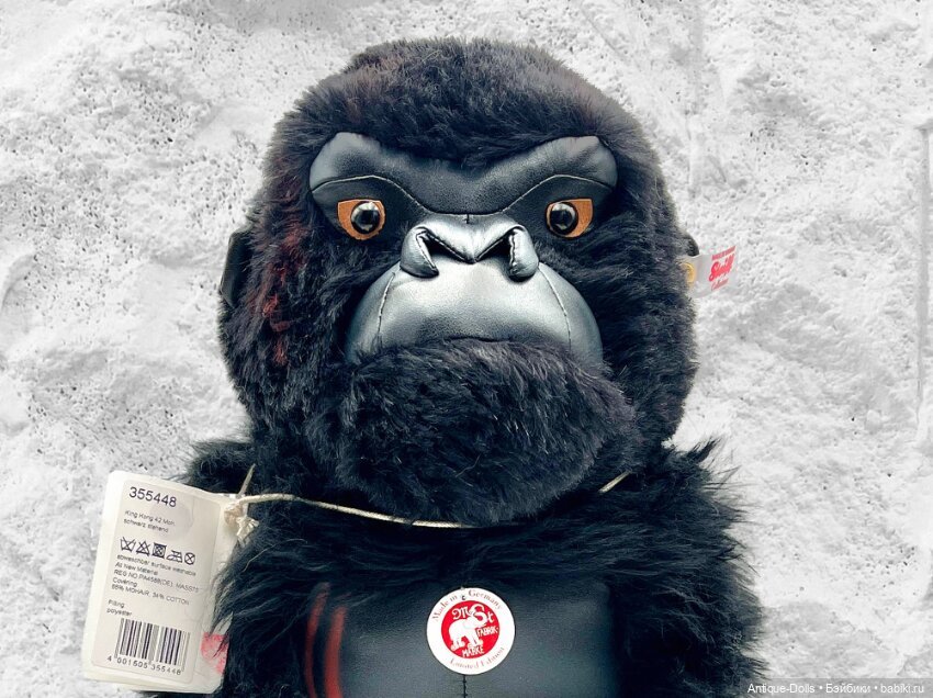 Коллекционная мягкая игрушка Steiff King Kong №59/750, 2019, 42 см (фото 2)
