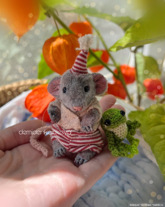 Мышонок Сахарок с лягушкой 🐭🐸