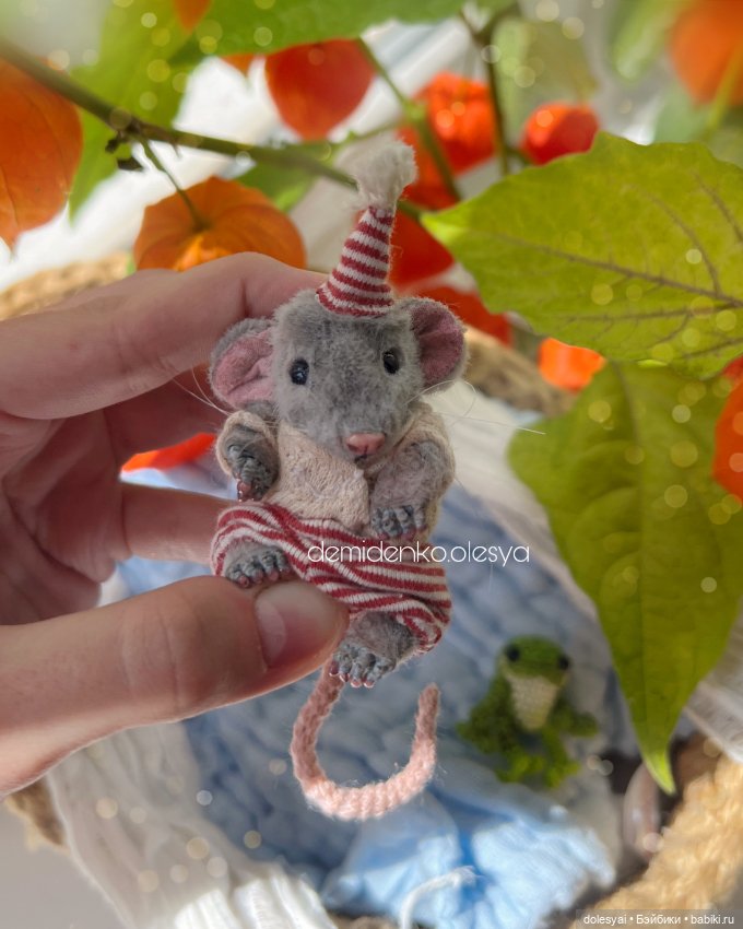 Мышонок Сахарок с лягушкой 🐭🐸 (фото 2)