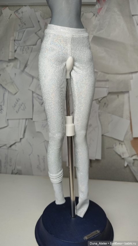 Леггинсы белые — Одежда для BJD (фото 4)