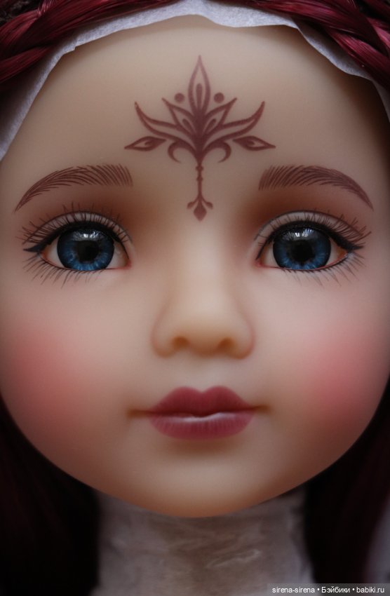 Медея с росписью на лице Руби Ред, Medea Ruby Red, полный комплект