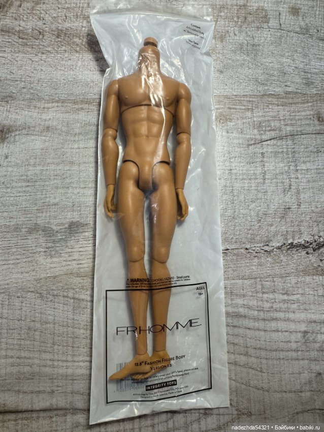 Тело Integrity Toys FR Homme Body: Hispanic