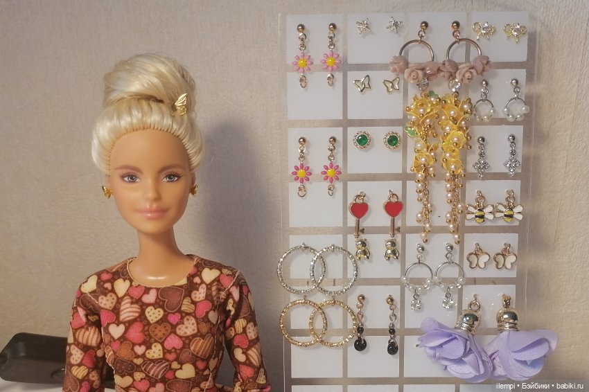 Серьги для барби barbie — Одежда (фото 2)