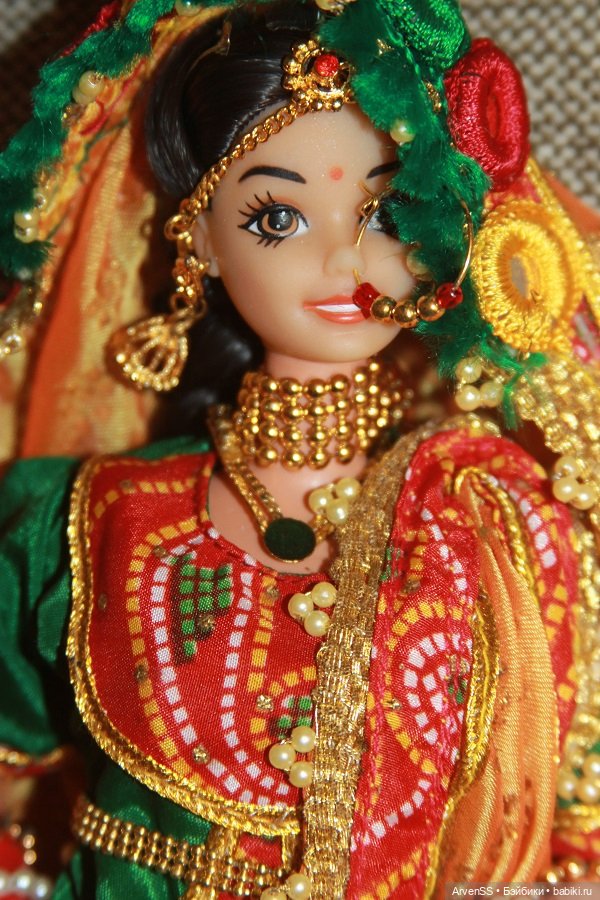Редкая региональная Barbie Expressions of India Roopvati Rajasthani LEO (1997) (фото 7)