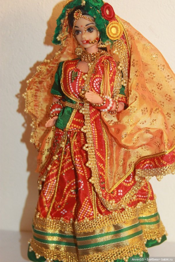 Редкая региональная Barbie Expressions of India Roopvati Rajasthani LEO (1997) (фото 5)