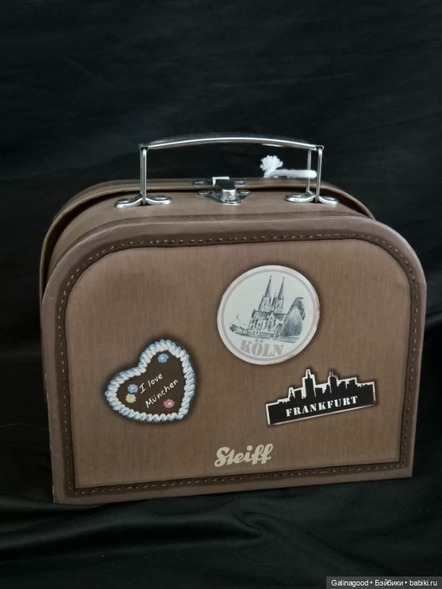 Мишка Steiff в чемоданчике (фото 2)
