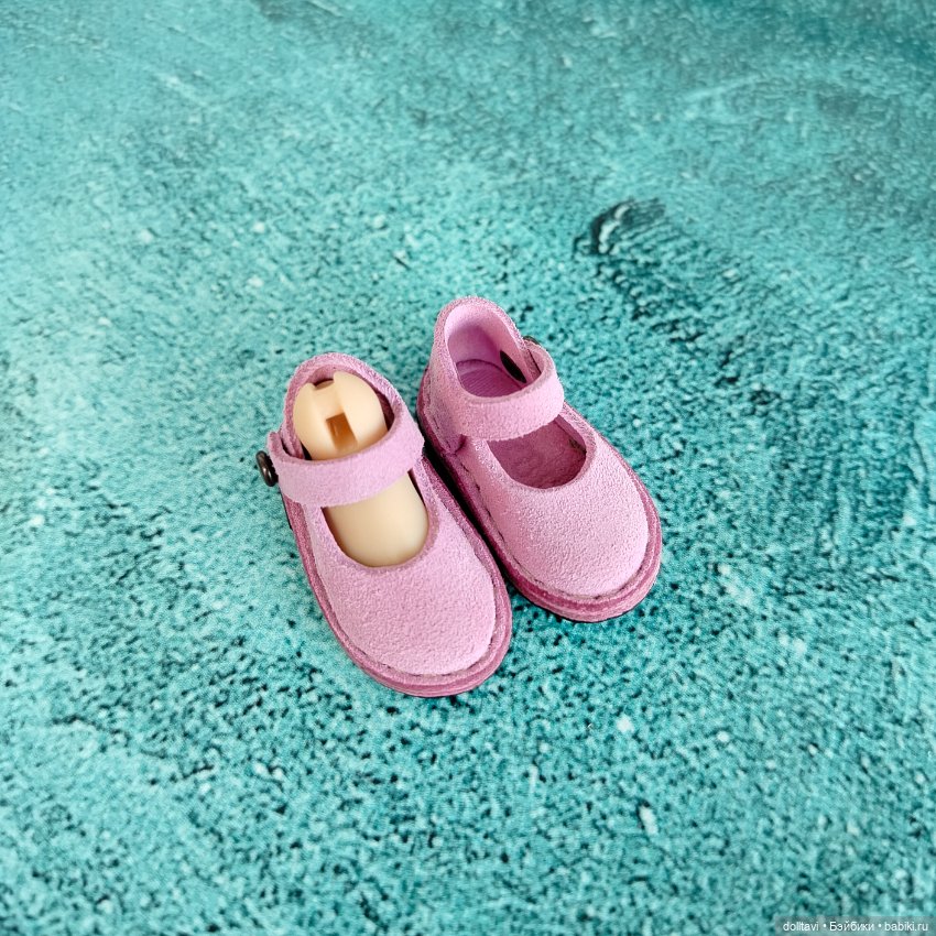 Велюровые туфельки 3,1*1,3см