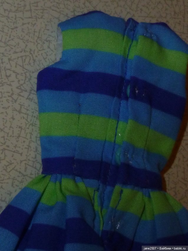Платье OOAK Handmade для Poppy Parker, Barbie, кукол 11-12 дюймов (фото 3)