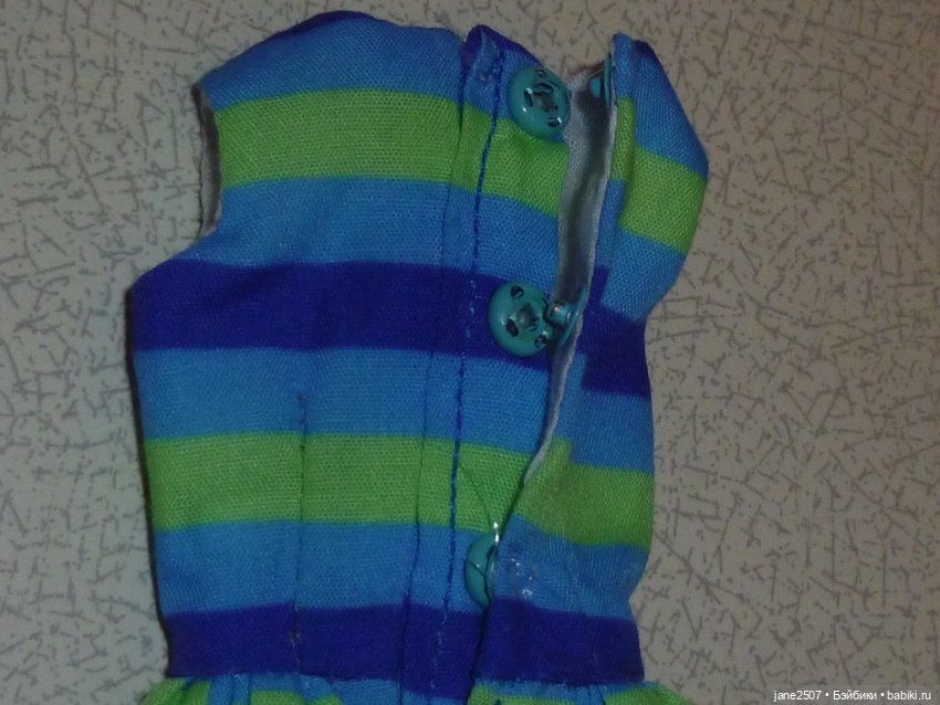 Платье OOAK Handmade для Poppy Parker, Barbie, кукол 11-12 дюймов (фото 4)