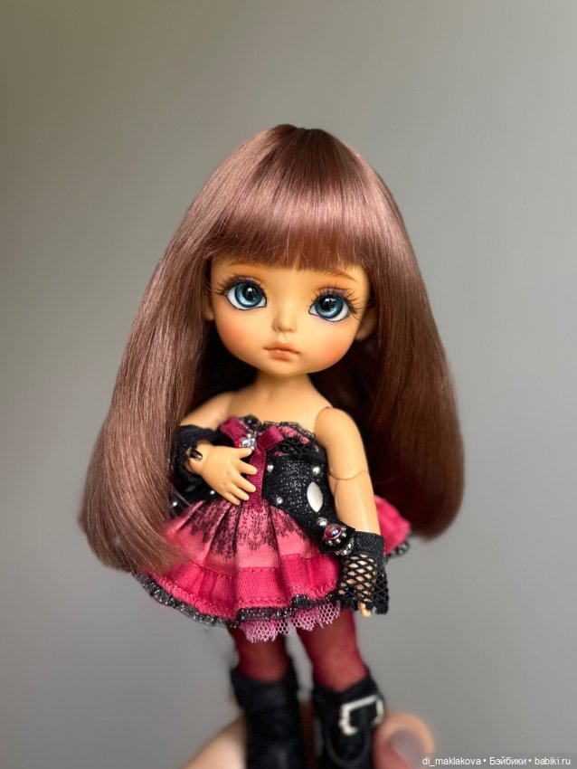 Парик для Irrealdoll, Nikki Britt, TTYA, Филенко ОГ 14 — 14,5 см
