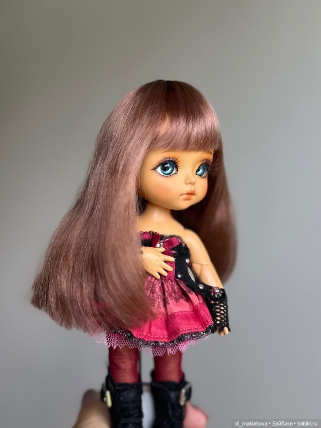 Парик для Irrealdoll, Nikki Britt, TTYA, Филенко ОГ 14 — 14,5 см (фото 4)