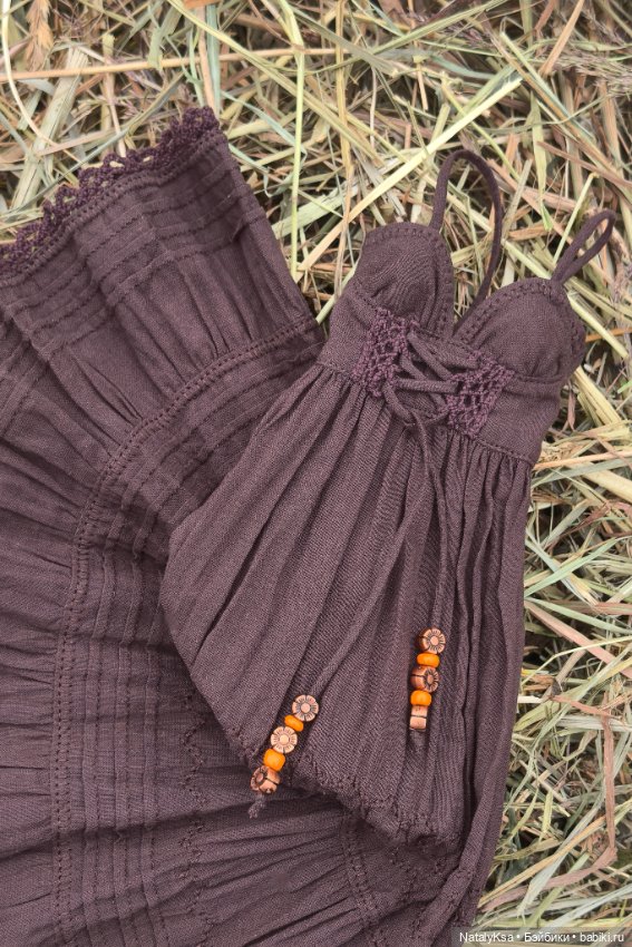 Хлопковое платье для Анны Toka dolls (фото 3)