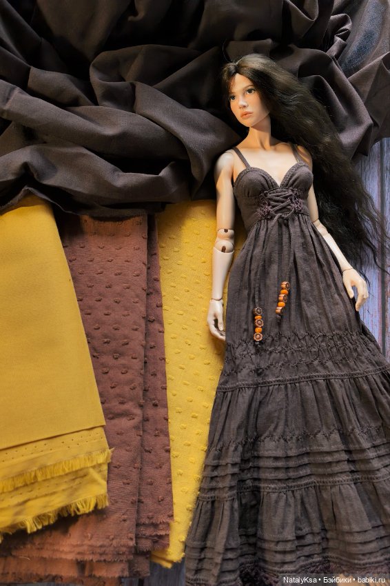 Хлопковое платье для Анны Toka dolls (фото 5)