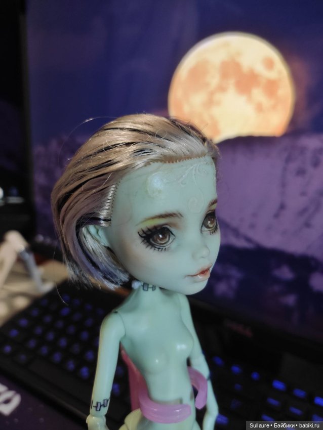 ООАК на основе Monster High Skull Shores Frankie Stein (фото 4)