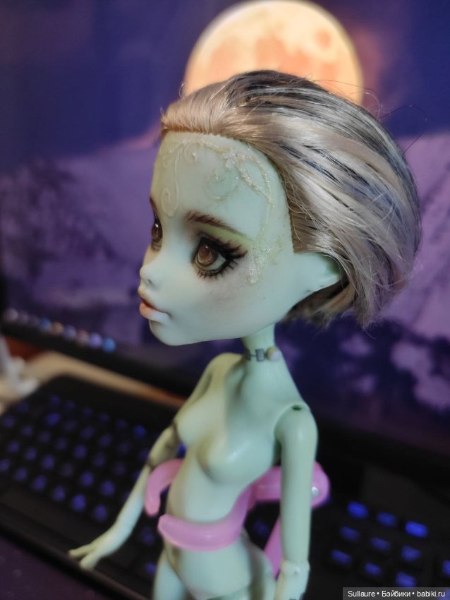 ООАК на основе Monster High Skull Shores Frankie Stein (фото 5)