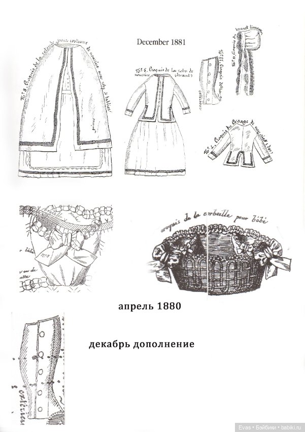 Выкройки для антикварных кукол в электронном виде (фото 3)