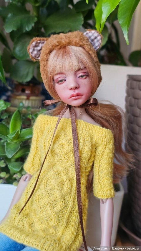 Шапочки мишки на Птичку — Одежда для BJD (фото 5)