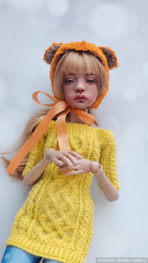 Шапочки мишки на Птичку — Одежда для BJD (фото 8)