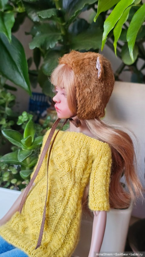Шапочки мишки на Птичку — Одежда для BJD (фото 6)