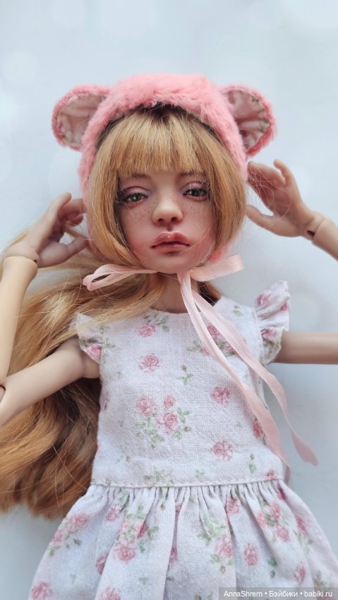 Шапочки мишки на Птичку — Одежда для BJD (фото 3)