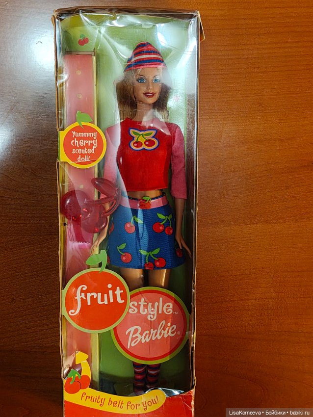 Barbie Fruit Style Cherry Scented Doll 2002 (фото 8)
