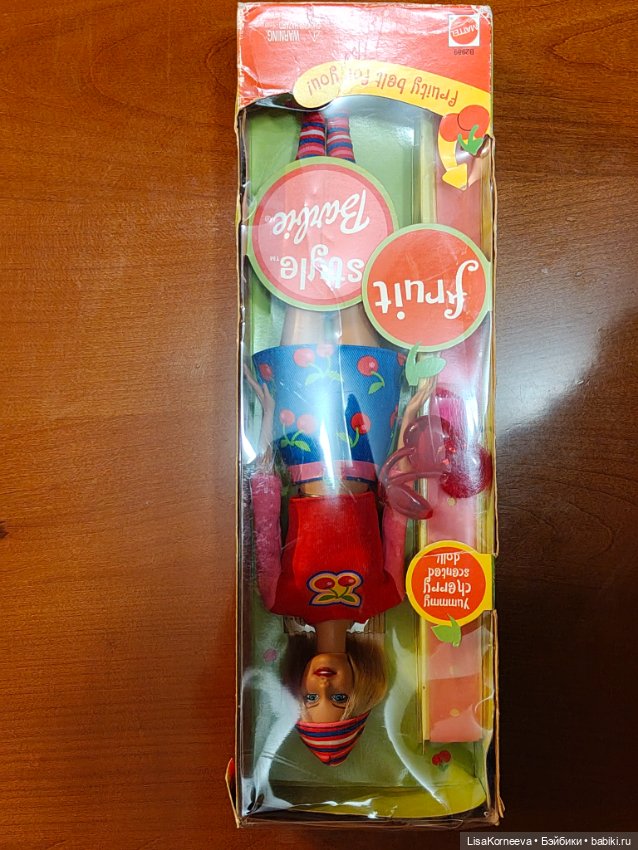 Barbie Fruit Style Cherry Scented Doll 2002 (фото 7)