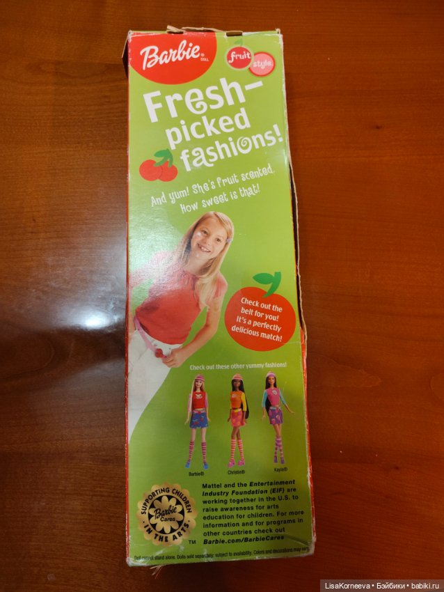 Barbie Fruit Style Cherry Scented Doll 2002 (фото 4)