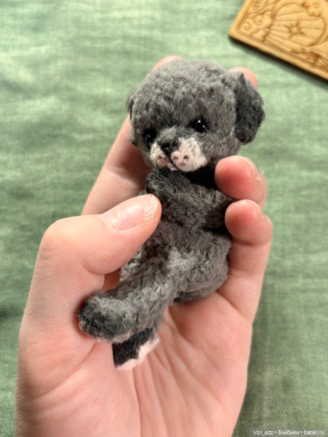 Серенький щенок — Авторские игрушки