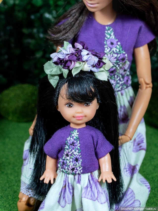 Платье "Полянка" для кукол Kelly / Shelly, Penny box, bjd (фото 5)