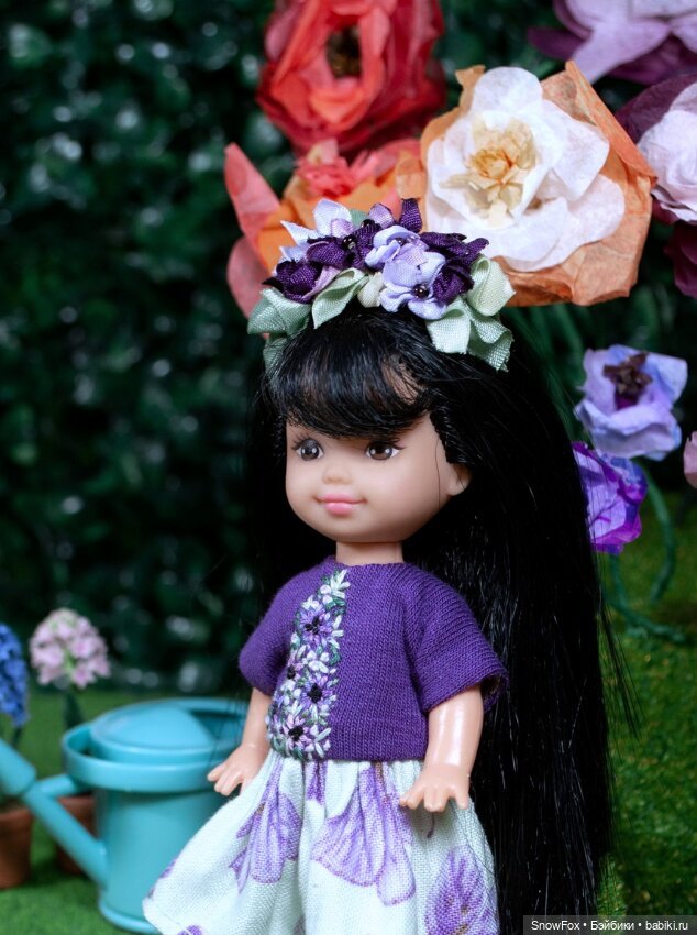 Платье "Полянка" для кукол Kelly / Shelly, Penny box, bjd (фото 2)
