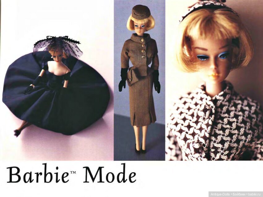 Barbie Mode. Dresses for Classic Barbie Dolls, автор Mitsubachi Kate Выкройки