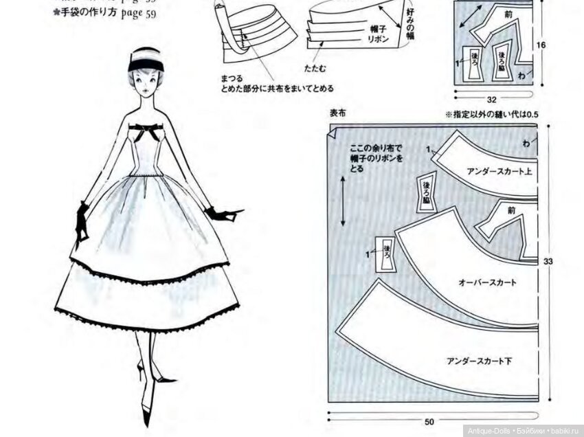 Barbie Mode. Dresses for Classic Barbie Dolls, автор Mitsubachi Kate Выкройки (фото 6)