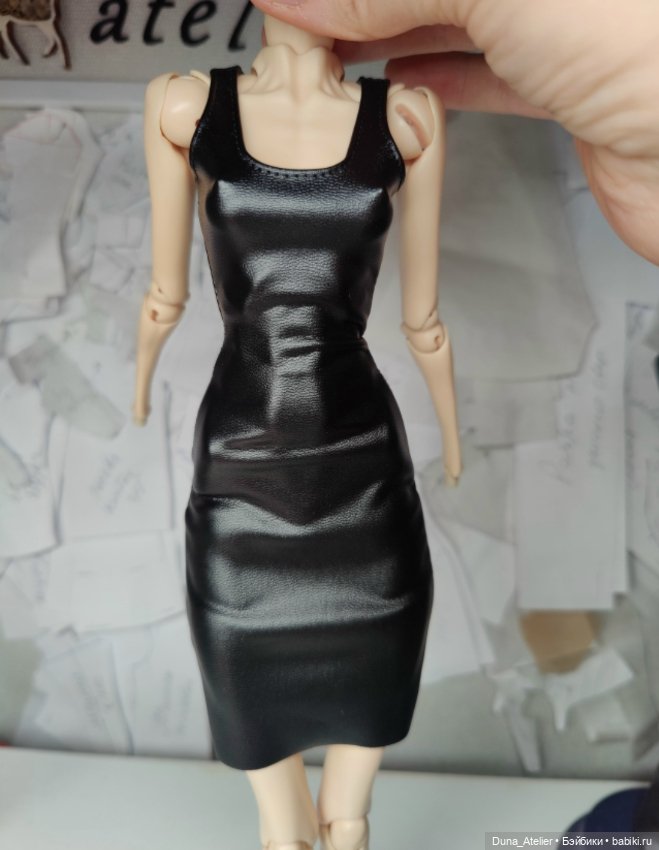 Платье под кожу — Одежда для BJD