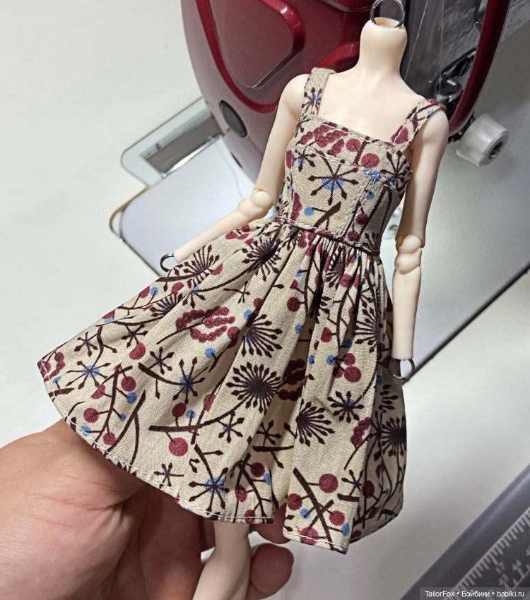 Платье для кукол Елены Акимовой Open Dolls ростом 24,5 см (фото 7)
