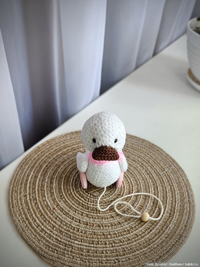 Утёнок игрушка для куклы — Авторские игрушки (фото 4)