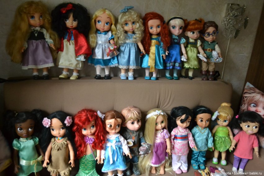 Коллекция кукол Disney Animators