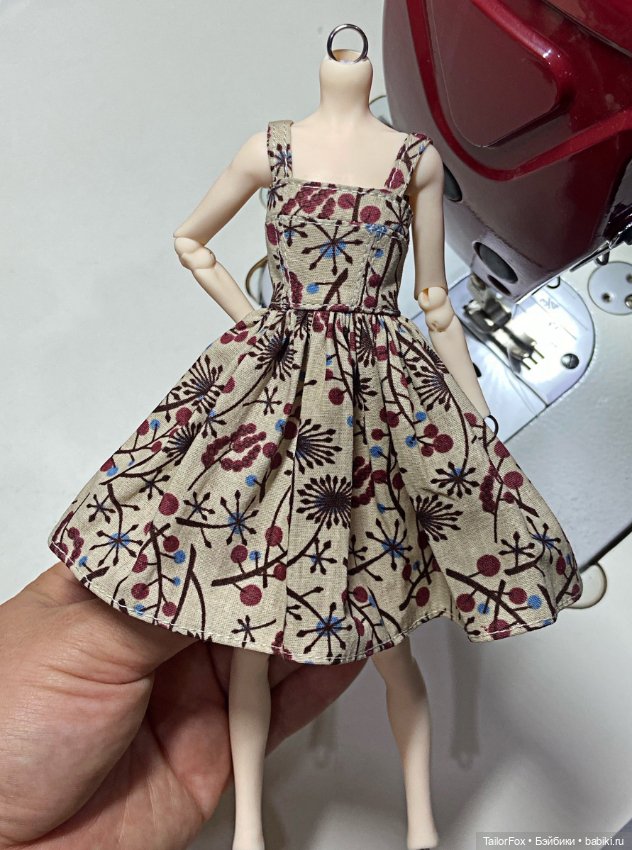 Платье для кукол Елены Акимовой Open Dolls ростом 24,5 см (фото 4)