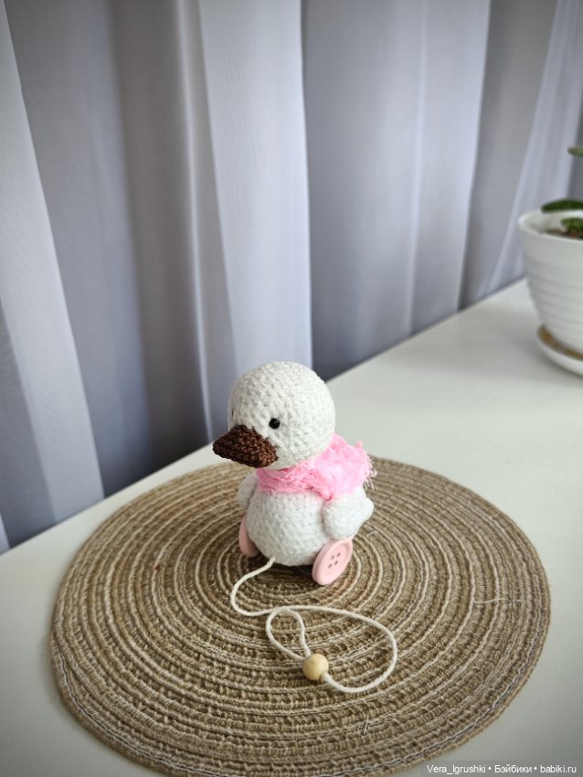 Утёнок игрушка для куклы — Авторские игрушки (фото 2)