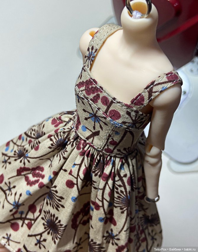Платье для кукол Елены Акимовой Open Dolls ростом 24,5 см (фото 6)