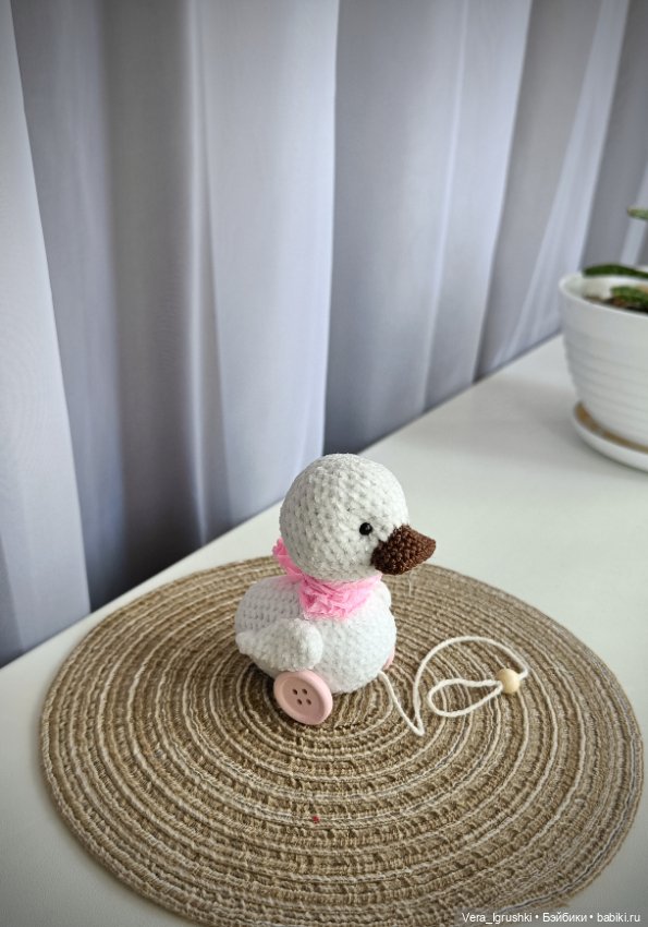 Утёнок игрушка для куклы — Авторские игрушки (фото 3)