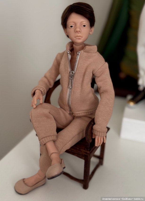 Птичка Лора в цвете крем — Авторские куклы BJD (фото 3)