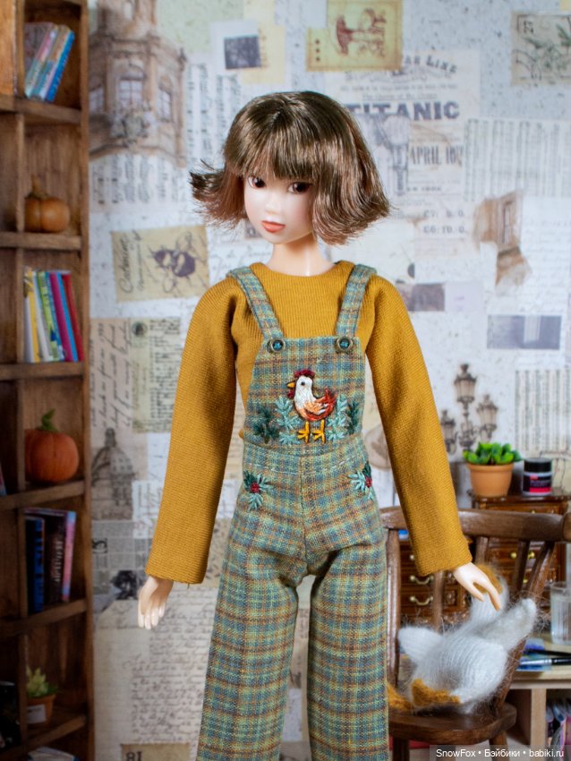 Набор одежды "Курочка" для кукол 1:6 - Momoko, bjd