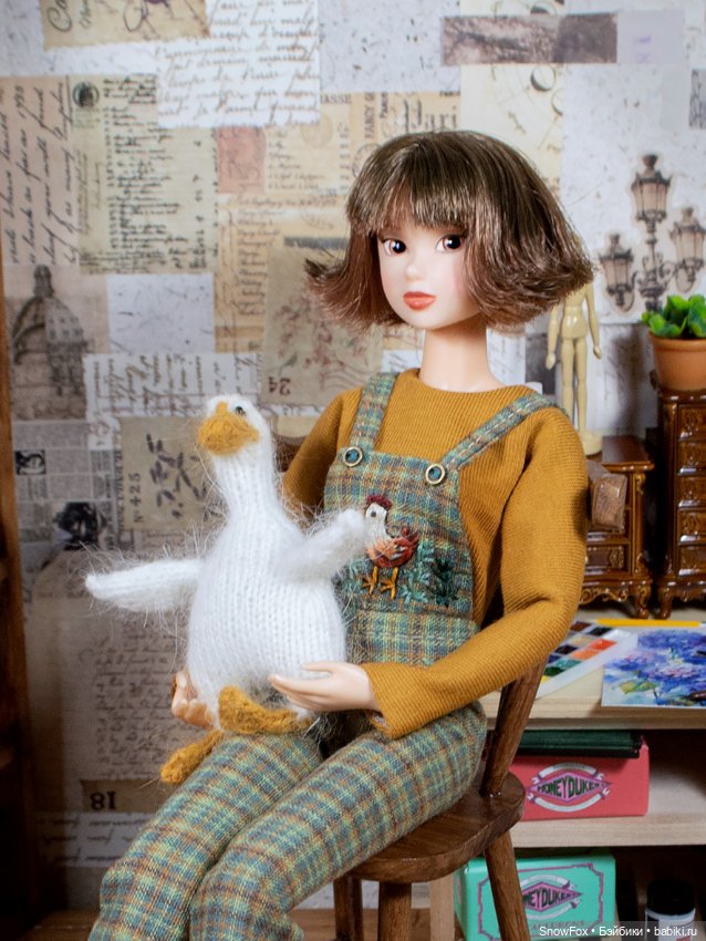 Набор одежды "Курочка" для кукол 1:6 - Momoko, bjd (фото 5)