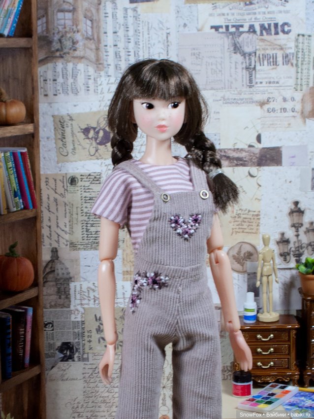 Набор одежды "Сердечко" для кукол 1:6 - Momoko, Milim studio 1/6, bjd (фото 2)