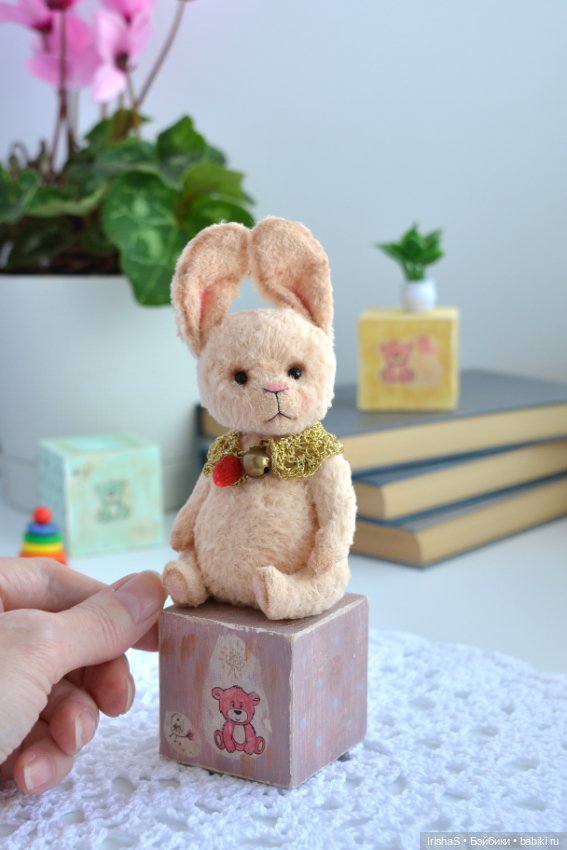 Тедди заяц, Teddy bunny — Авторские игрушки (фото 4)