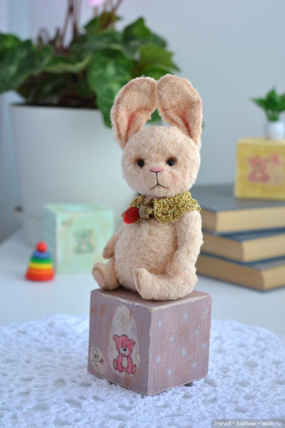 Тедди заяц, Teddy bunny — Авторские игрушки (фото 3)