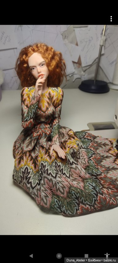 Платье из Миссони — Одежда для BJD (фото 3)