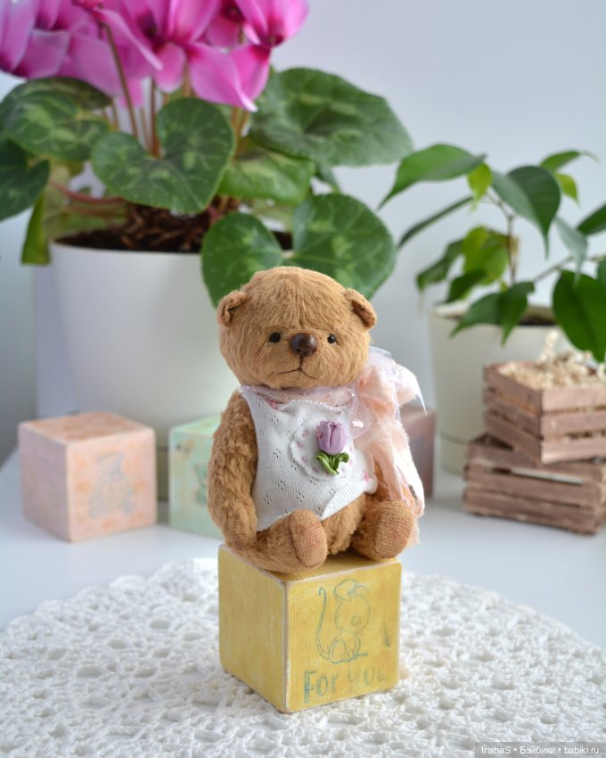 Тедди мишка в шапке зайца, Teddy bear (фото 4)